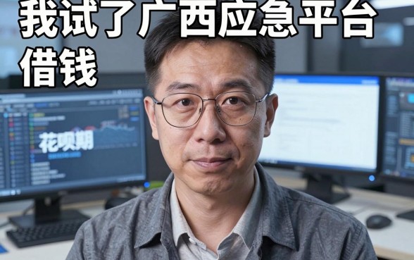 我试了广西应急平台借钱和花呗逾期万元口子，结果有点意外