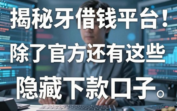 揭秘虎牙借钱平台：除了官方还有这些隐藏下款口子