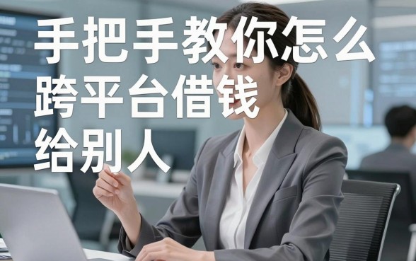 手把手教你怎么跨平台借钱给别人,这几家无视征信的口子真香