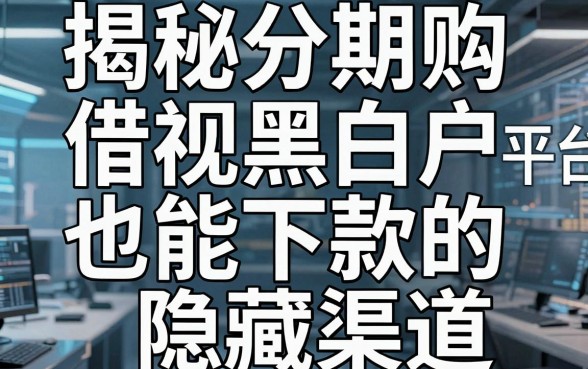 揭秘分期购借钱平台:无视黑白户也能下款的隐藏渠道