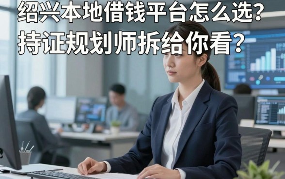 绍兴本地借钱平台怎么选？持证规划师拆给你看