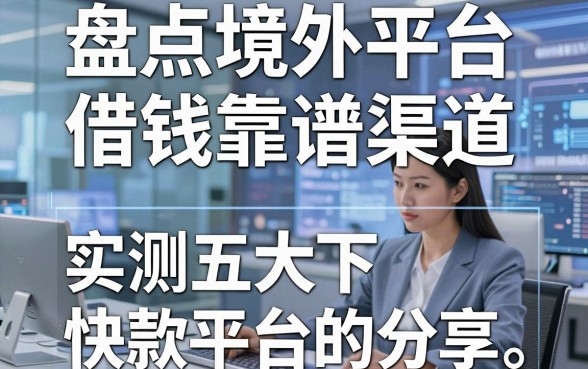 盘点境外平台借钱靠谱渠道，实测五大下款快的平台分享