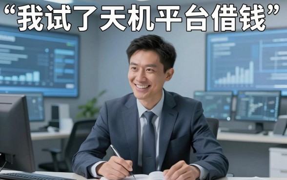 我试了天机平台借钱，黑户竟然也能做大额贷款口子