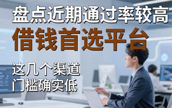 盘点近期通过率较高的借钱首选平台，这几个渠道门槛确实低