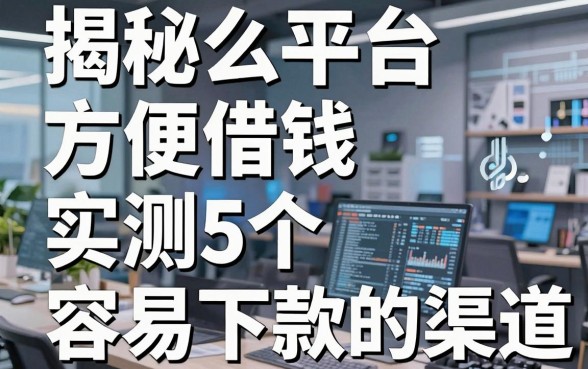 揭秘什么平台方便借钱：实测5个容易下款的渠道