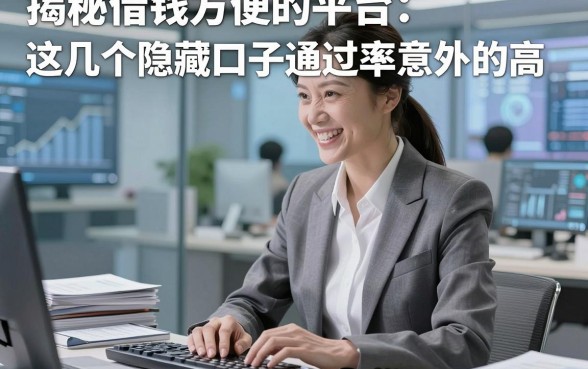 揭秘借钱方便的平台：这几个隐藏口子通过率意外的高