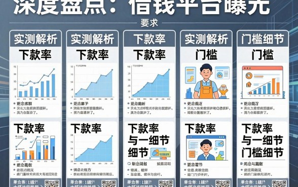 深度盘点：五个借钱平台曝光，实测解析下款率与门槛细节