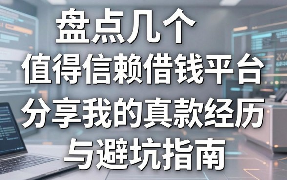 盘点几个值得信赖借钱平台，分享我的真实下款经历与避坑指南
