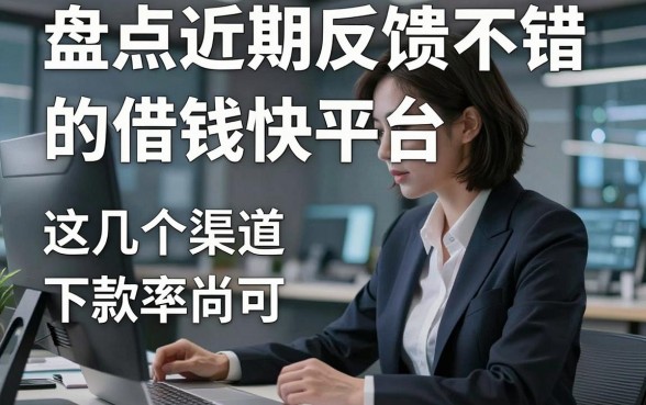 盘点近期反馈不错的借钱快平台，这几个渠道下款率尚可