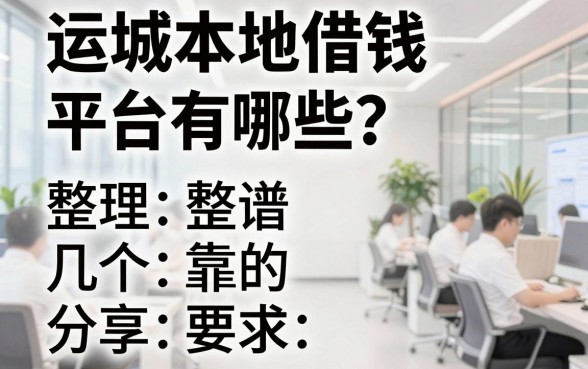 运城本地借钱平台有哪些？整理几个靠谱的分享