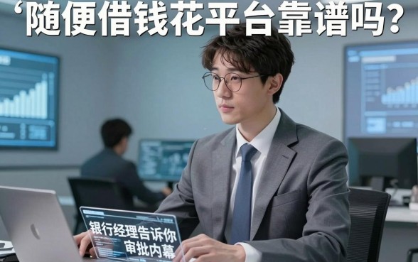 随便借钱花平台靠谱吗？银行经理告诉你审批内幕