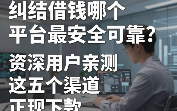 纠结借钱哪个平台最安全可靠？资深用户亲测这五个渠道，正规下款稳！