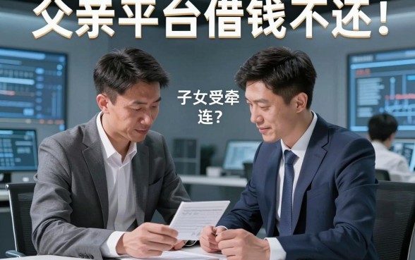 父亲平台借钱不还，子女受牵连？这几个不看征信的备用金口子或许能解燃眉之急