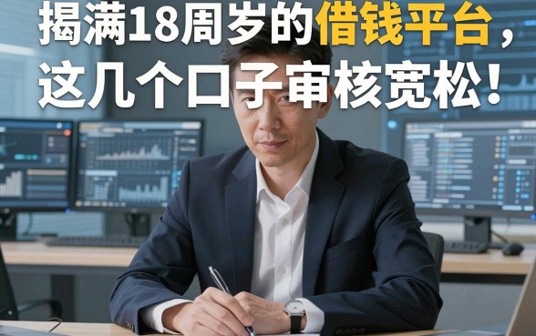 揭秘未满18周岁的借钱平台，这几个口子审核宽松