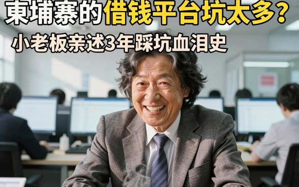 柬埔寨的借钱平台坑太多？小老板亲述3年踩坑血泪史
