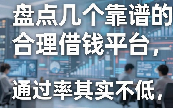 盘点几个靠谱的合理借钱平台，通过率其实不低