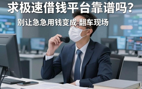 求极速借钱平台靠谱吗？别让急用钱变成翻车现场
