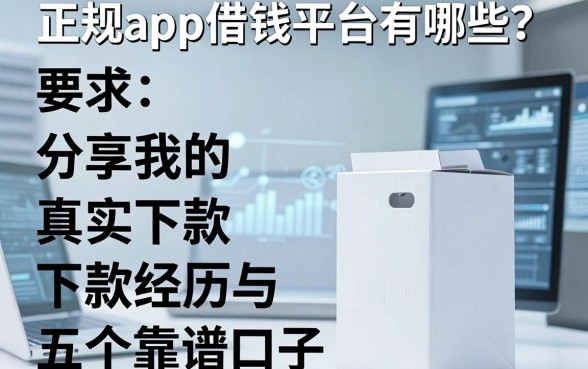 正规app借钱平台有哪些？分享我的真实下款经历与五个靠谱口子