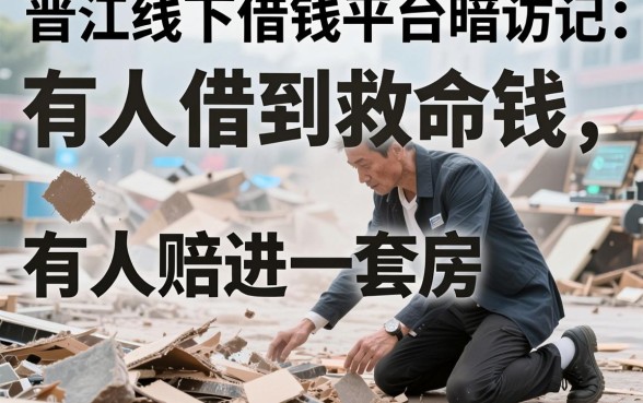 晋江线下借钱平台暗访记：有人借到救命钱，有人赔进一套房