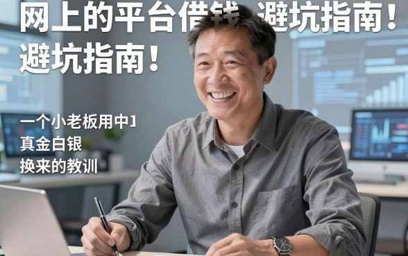 网上的平台借钱避坑指南：一个小老板用真金白银换来的教训