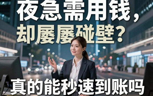 深夜急需用钱却屡屡碰壁？揭秘那些不用审核借钱平台，真的能秒速到账吗？