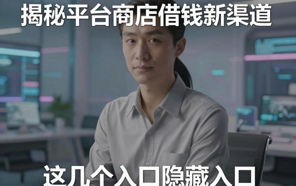 揭秘平台商店借钱新渠道，这几个隐藏入口不少人都在用