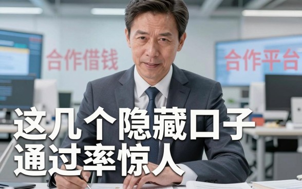 揭秘美国借钱合作平台：这几个隐藏口子通过率惊人