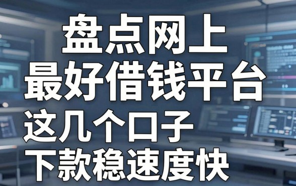 盘点网上最好借钱平台，这几个口子下款稳速度快