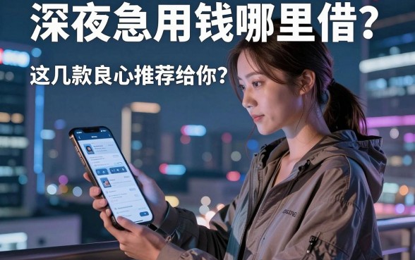 深夜急用钱哪里借？手机app借钱平台哪个靠谱？这几款良心推荐给你