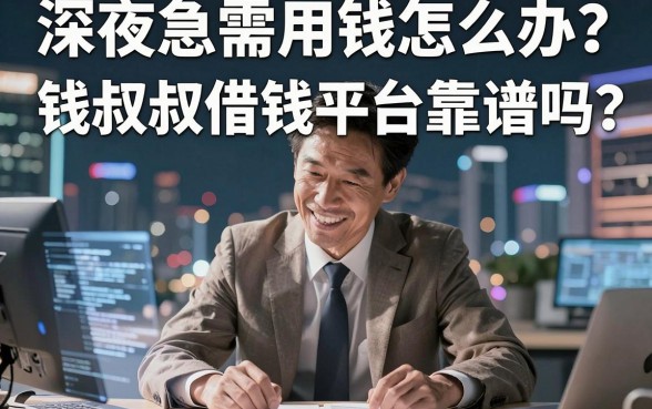 深夜急需用钱怎么办？钱叔叔借钱平台靠谱吗？揭秘那些不为人知的借贷内幕