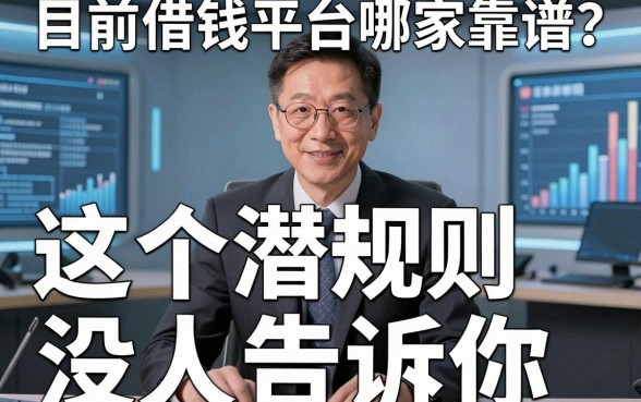 目前借钱平台哪家靠谱？银行经理酒后吐真言，这3个潜规则没人告诉你