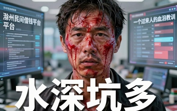 滁州民间借钱平台水深坑多，一个过来人的血泪教训