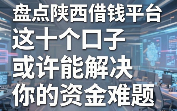 盘点陕西借钱平台：这十个口子或许能解决你的资金难题