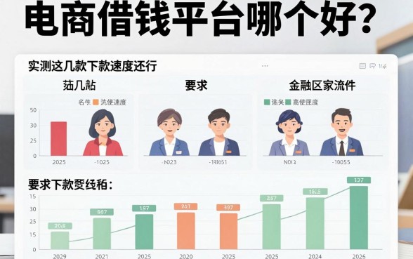 电商借钱平台哪个好？实测这几款下款速度还行