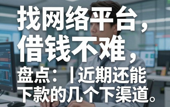 找网络平台借钱不难，盘点近期还能下款的几个渠道