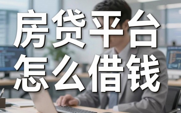 揭秘房贷平台怎么借钱，这几个隐藏口子很多人不知道
