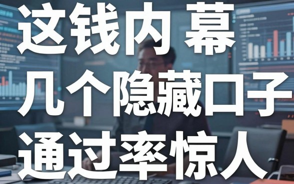 揭秘网购平台借钱内幕，这几个隐藏口子通过率惊人