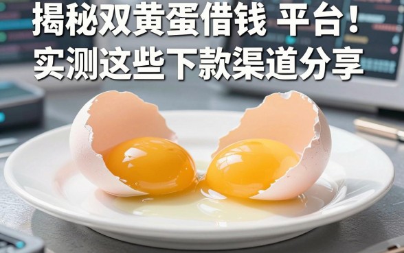 揭秘双黄蛋借钱平台：实测这些下款渠道分享