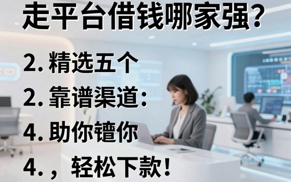 走平台借钱哪家强？精选五个靠谱渠道助你轻松下款