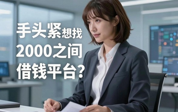 手头紧想找2000之间借钱平台？这几个不查征信的口子你未必知道