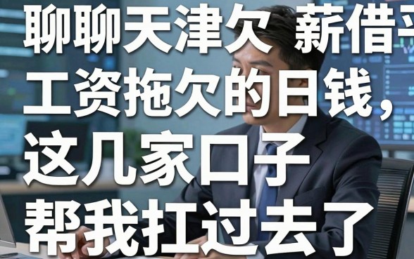 聊聊天津欠薪借钱平台：工资拖欠的日子，这几家口子帮我扛过去了