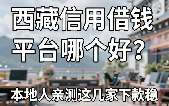 西藏信用借钱平台哪个好？本地人亲测这几家下款稳
