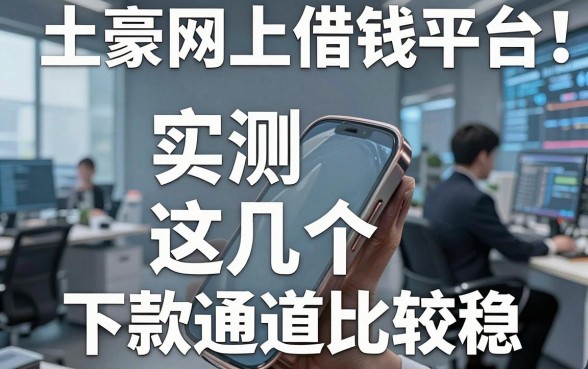 揭秘土豪网上借钱平台：实测这几个下款通道比较稳