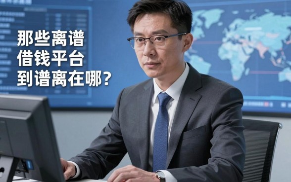 那些离谱借钱平台到底离谱在哪？银行经理偷偷告诉你真相