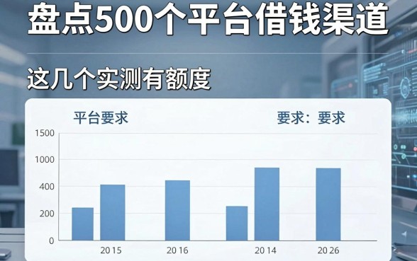 盘点500个平台借钱渠道，这几个实测有额度