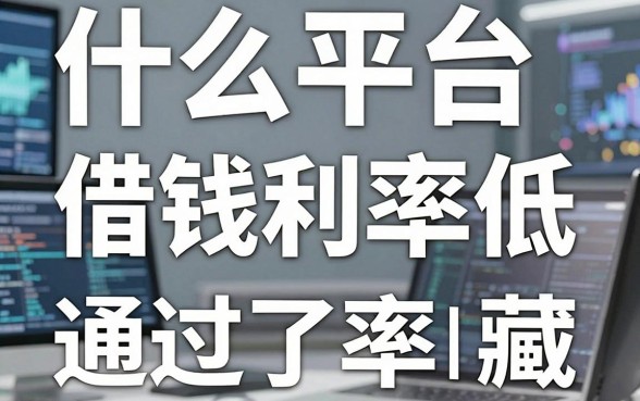 揭秘什么平台借钱利率低，这几个隐藏口子通过了率惊人