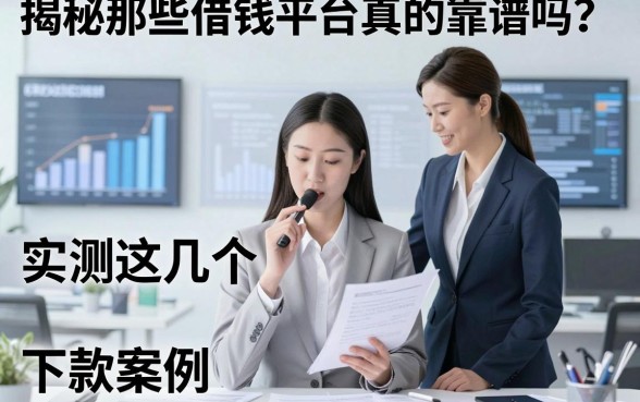 揭秘那些借钱平台真的靠谱吗？实测这几个下款案例
