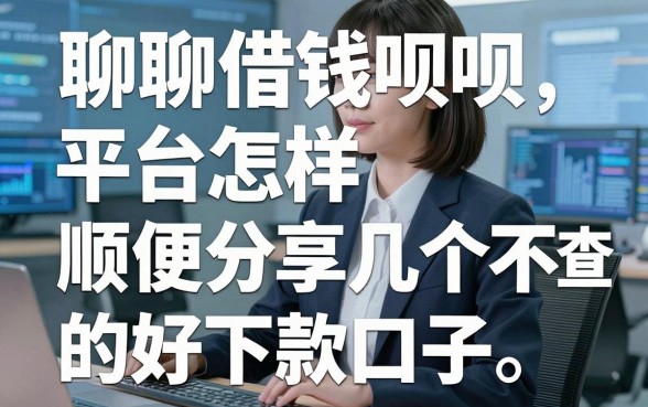 聊聊借钱呗平台怎样，顺便分享几个不查征信的好下款口子