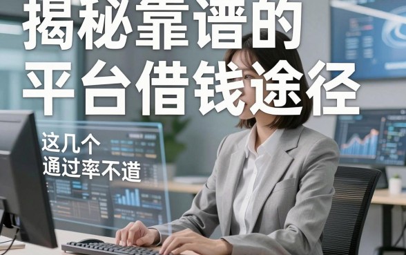 揭秘靠谱的平台借钱途径，这几个渠道通过率不错