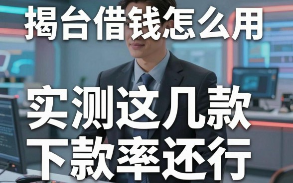 揭秘平台借钱怎么用，实测这几款下款率还行